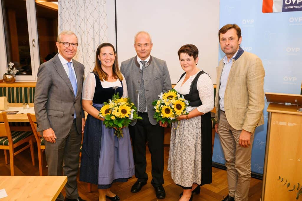 Wolfgang Auer zum neuen Bezirksobmann der Tennengauer Volkspartei gewählt | Wir in Salzburg | Salzburger Volkspartei