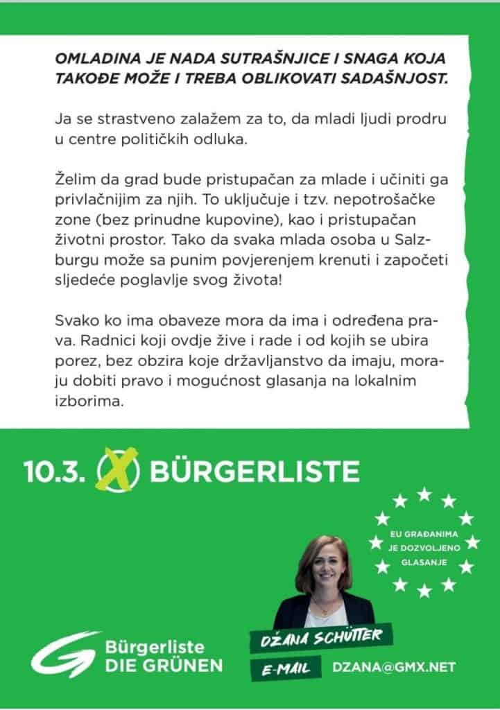 LGF Stampfer: Bürgerliste fordert auf bosnisch Wahlrecht für Nicht-EU-Bürger | Wir in Salzburg | Salzburger Volkspartei